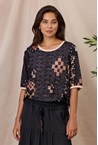 STASH WOVEN TEE - stash prin